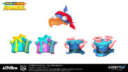 Concept art of some hats by Christian Schob.