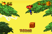 Freefallin' in Wumpa Jungle.