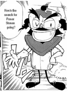 Cortex as he appears in Dansu! De Jump! Na Daibouken