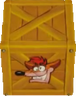 A Life Crate from Crash Bandicoot