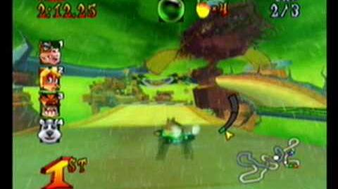 Thunder Struck in Crash Nitro Kart