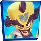 Cortex in the icon of the "The Fourth Time" trophy.