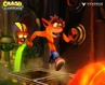 Crash and Aku Aku in Heavy Machinery