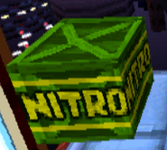 A Nitro Crate from Crash Bandicoot: Warped