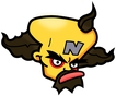 Cortex's icon from the N. Sane Trilogy remaster of Warped.