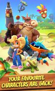 Early Dingodile design in a promo image on the app store