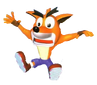 Crash in the Japanese version of Crash Bash