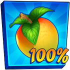 A Wumpa fruit in the icon of the "Overachiever" trophy for It's About Time.