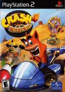 Cortex on the NTSC-U box art of Crash Nitro Kart