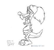 A side view of Ripper Roo