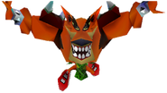 Tiny as he appears in 'Crash Bandicoot 2: 'Cortex Strikes Back.