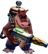 Dingodile in the N. Sane Trilogy