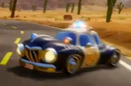 A police car in the N. Sane Trilogy version of Hog Ride