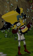 Neo Cortex gets attacked by Bumblebees in Crash Twinsanity.