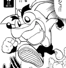 Crash as he appears in Crash Bandicoot: Kattobi! Spin World