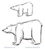 Concept art of polar bears in Cortex Strikes Back