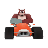 Crunch as seen in Crash Bandicoot Nitro Kart 2.