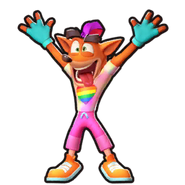 Rainbow Shirt Crash
