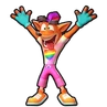 Crash's Rainbow Shirt skin