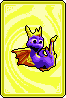 Spyro Pose 7 card from Orange