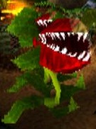 Man-eating plants in Crash Bandicoot