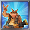 Dingodile in the icon of the "Rookie No More" trophy