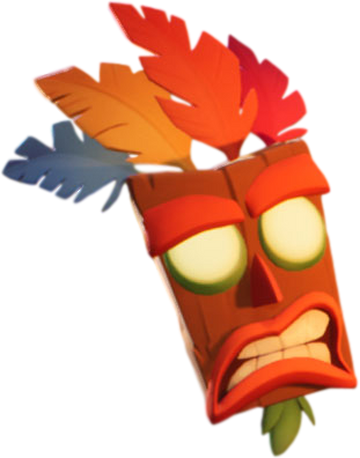 What does Aku Aku say? 