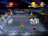 Homer Simpson and Bart Simpson's Icon In Crash Bash Beta Version, Komodo Moe as Homer Simpson, and Komodo Joe as Bart Simpson