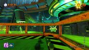 A Sewer Mech spectating in Nitro-Fueled