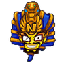 Cortex's Pharaoh portrait.