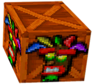 An Aku Aku Crate from Cortex Strikes Back