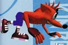 Japanese render of Crash crawling