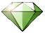 Green gem icon