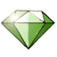 Green gem icon