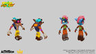 Concept art of Crash and Coco's Apocalypse skins