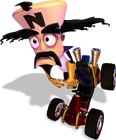 Cortex in his kart