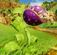 Man-eating plants in Crash Team Racing Nitro-Fueled