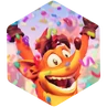 Crash in the Crash's Bash emblem