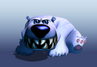 Promo render of a polar bear for CTR