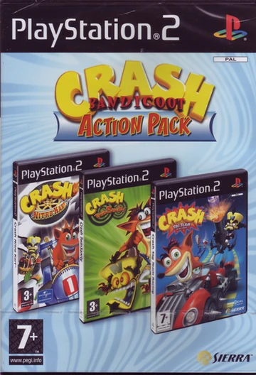 CRASH TWIN SANITY Sony PlayStation 2 PS2 Game PAL Crash Bandicoot