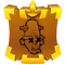 The icon for the "Nitrus Broken" achievement, depicting N. Brio's frowning face with X's over the eyes.