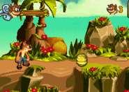 Tiki Island in Crash of the Titans GBA Version