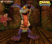 Promotional image of Ripper Roo's Crash Bandicoot boss fight