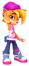 Promo render of Coco's Totally Tubular skin