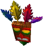 Aku Aku in Crash Bandicoot.