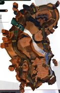 Map of Dingo Canyon from the CTR: Crash Team Racing Prima strategy guide