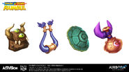 Concept art of some backpacks by Guille Garcia.