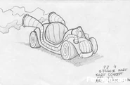 Concept art of the Team Trance for Crash Nitro Kart