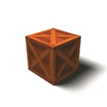 Promotional render of a Basic Crate for Crash Bandicoot: Warped