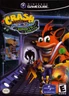Crash on the NTSC-U Nintendo GameCube box art of Crash Bandicoot: The Wrath of Cortex